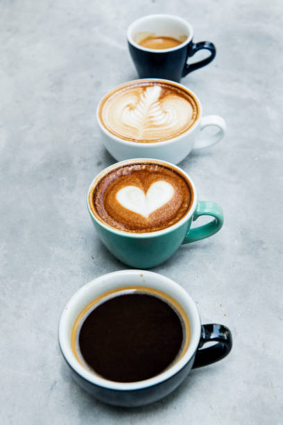 istock Closeup of various hot coffee 1004025858
