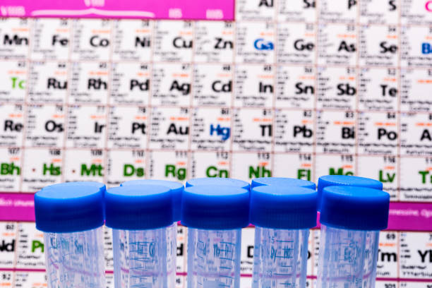 istock Test Tubes And Papers At Laboratory 1004052522