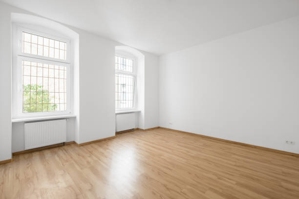istock empty room, wooden floor in new apartment 1004062796