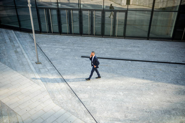 Businessman on the phone.