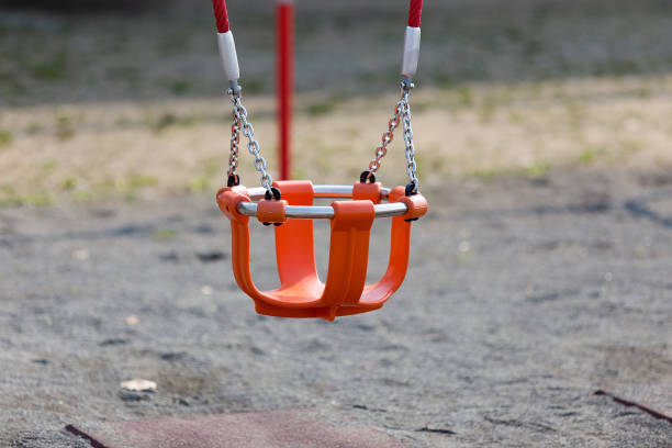 istock Close up Playground swing in japan park. 1004111712