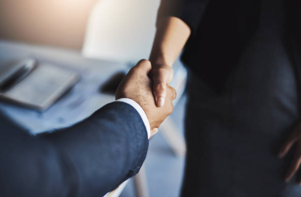 istock Joining forces to become the best at business 1004114172