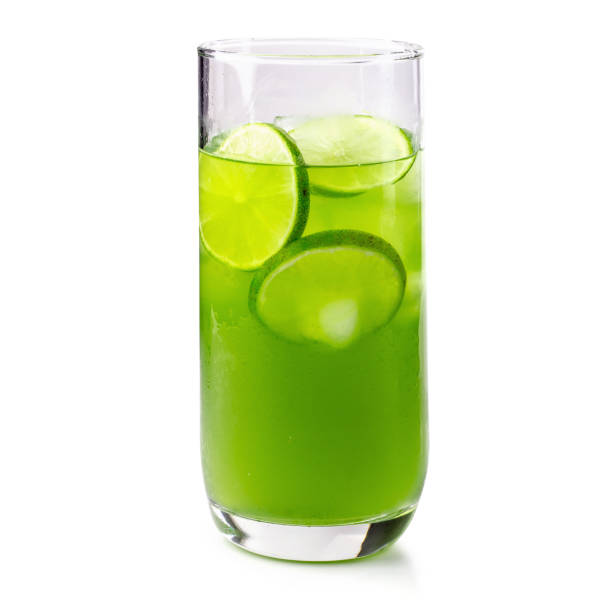 istock Lemon juice splashing isolated on a white background 1004117522