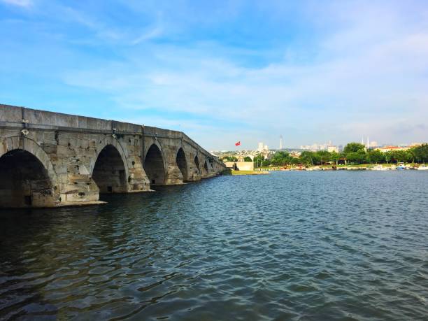 istock Kanuni Sultan Suleyman (Suleiman The Magnificent) Bridge, Buyukcekmece, Istanbul, Turkey. 1004201998