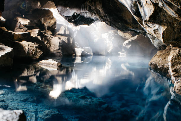 istock Icelandic cave grjotagja 1004209170