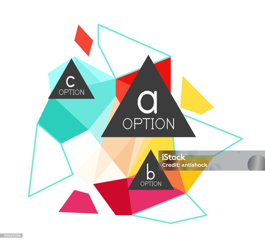 Triangle Infographics Design Layout Stock Illustration - Download Image ...
