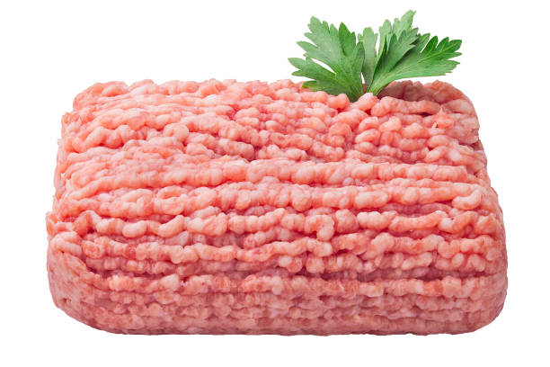 istock minced meat, pork, beef, forcemeat, clipping path, isolated on w 1004230162