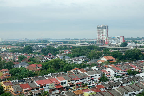 istock High Angle View Of Townscape Against Sky 1004263196
