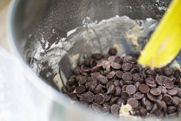 istock chocolate chips ingredient in bowl for baking cookies 1004265982