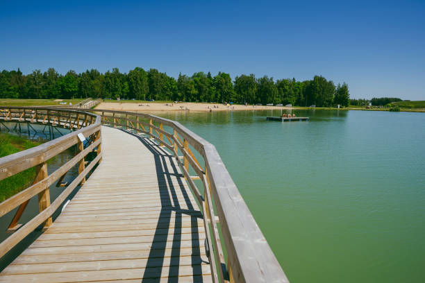 istock Scenic View Of Lake Against Clear Sky 1004271158