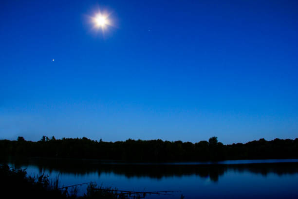 istock Night stars and fishing 1004280386