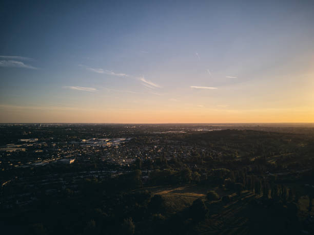 istock High Angle View Of Buildings Against Sky During Sunset 1004296970
