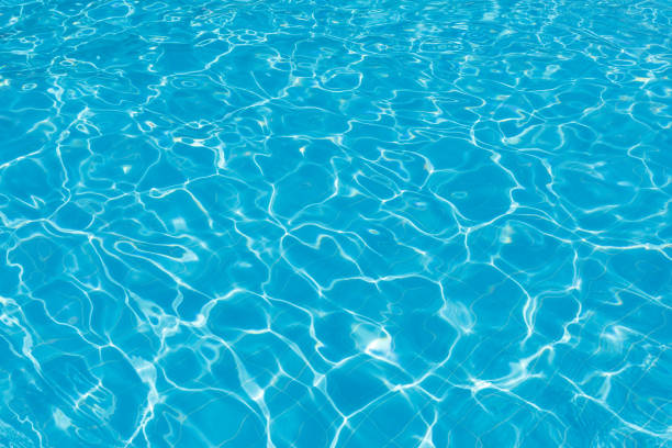 istock Clean turquoise water in the swimming pool as a background or backdrop 1004303418