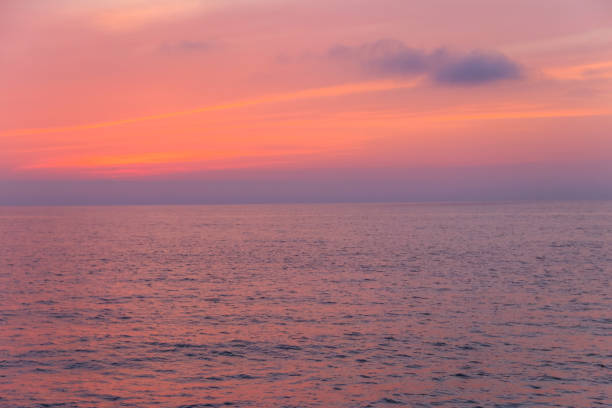 istock Beautiful sunset over the Black sea 1004308698