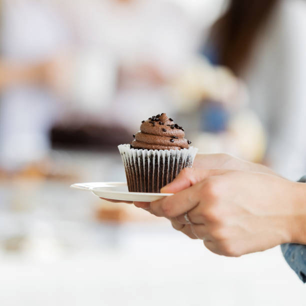 istock Closeup of chocolate cupcake 1004309268
