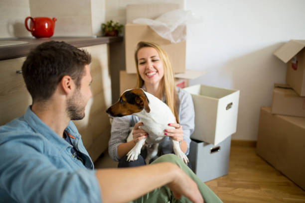istock Young family enjoying their new home 1004329178