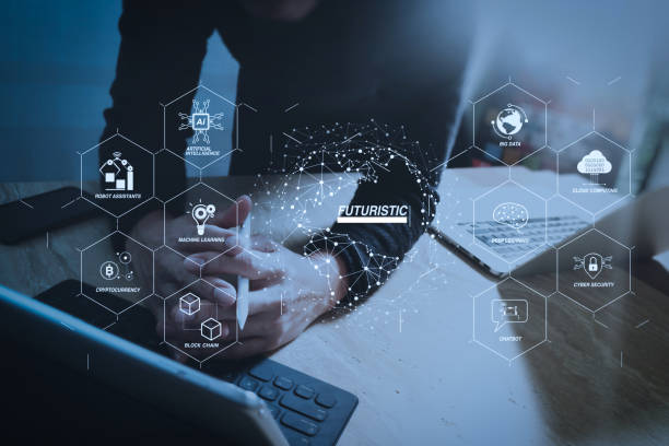 istock Website designer working digital tablet dock keyboard and computer laptop with smart phone and graphics design diagram on mable desk as concept 1004363562