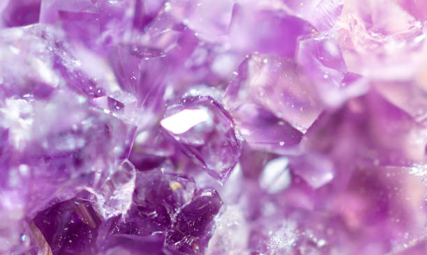 istock Macro shot of an amethyst as an abstract beautiful blurred background 1004389238