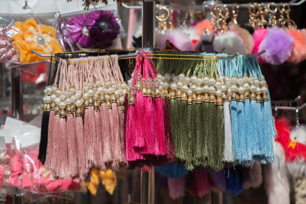 istock Traditional tassels in various colors 1004460228