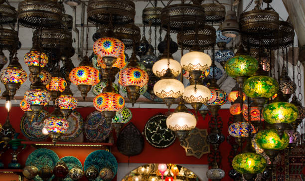 istock Mosaic Ottoman lamps from Grand Bazaar 1004460250