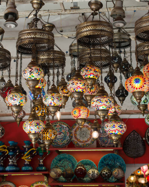 istock Mosaic Ottoman lamps from Grand Bazaar 1004460298