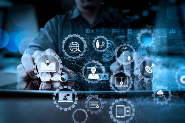 istock businessman hand working with modern technology and digital layer effect as business strategy concept 1004476142