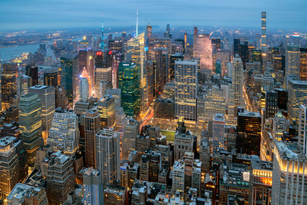 istock New York, Manhattan, Skyline at Dusk 1004534302