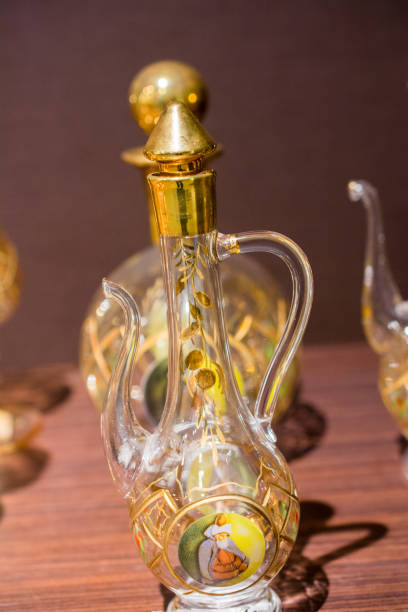 istock Very old style glass ewer water jar 1004534582