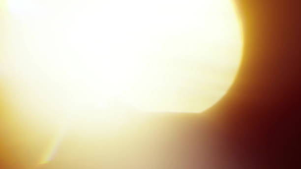 istock Real Lens Flare Shot in Studio over Black Background 1004537694