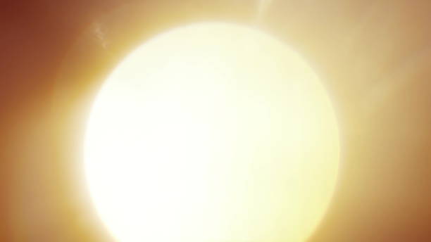 istock Real Lens Flare Shot in Studio over Black Background 1004540460