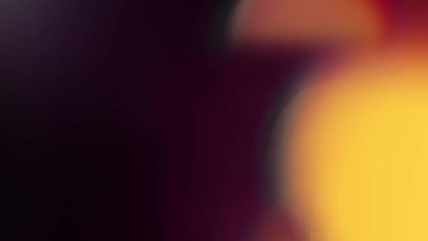 Real Lens Flare Shot in Studio over Black Background