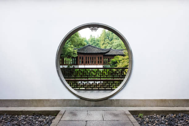 Traditional Chinese Garden stock photo