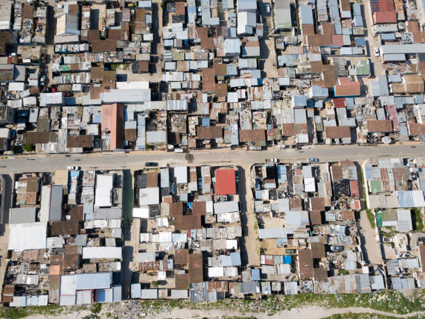 istock Aerial above a South African township 1004566830