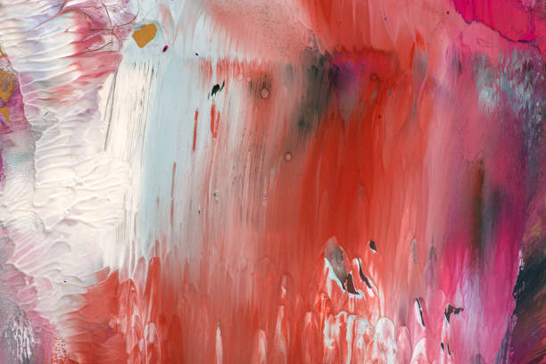 istock Hand drawn gouache painting. Abstract art background. Color texture 1004612998
