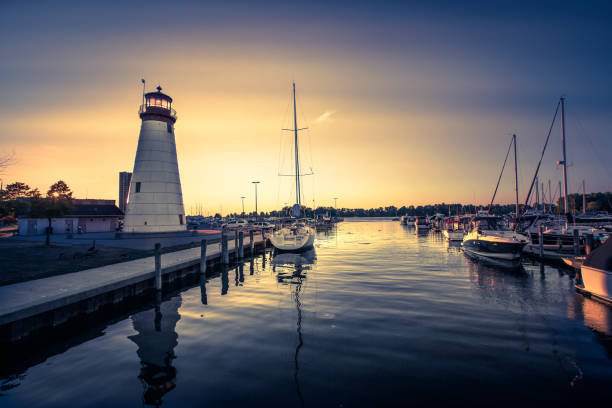 Lakeview Marina, in Windsor, Ontario is a municipally owned and operated public marina.  The marina lighthouse is the prominent feature of the property.