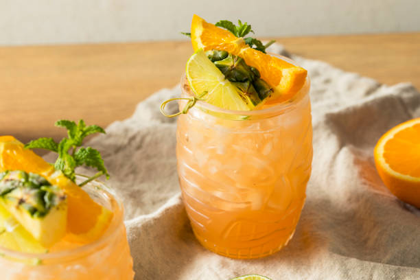 istock Refreshing Summer Tiki Cocktail Drink 1004651084