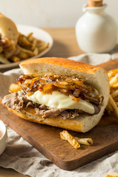 istock Homemade Beef French Dip Sandwich 1004651400