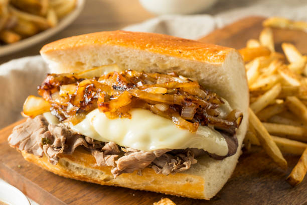 istock Homemade Beef French Dip Sandwich 1004651442