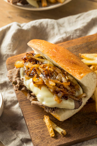 istock Homemade Beef French Dip Sandwich 1004651548