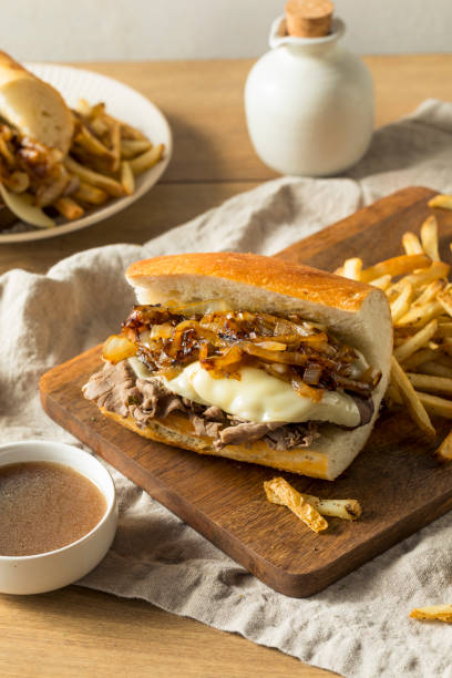 istock Homemade Beef French Dip Sandwich 1004651562