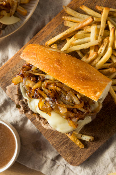 istock Homemade Beef French Dip Sandwich 1004651634
