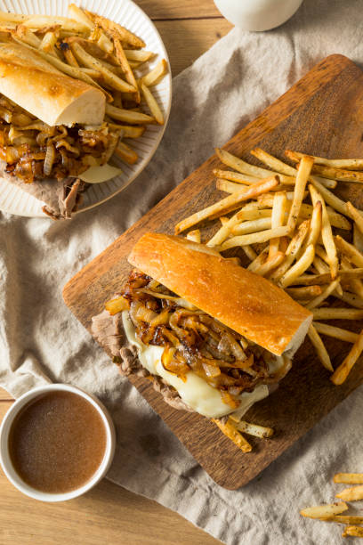 istock Homemade Beef French Dip Sandwich 1004651728
