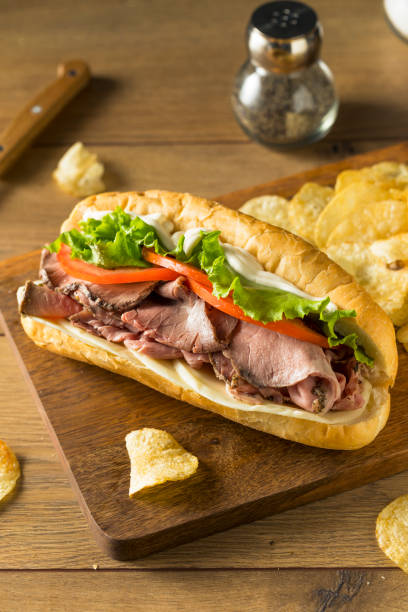 istock Homemade Roast Beef Deli Sandwich 1004660116
