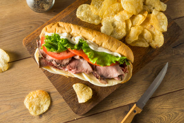 istock Homemade Roast Beef Deli Sandwich 1004660140