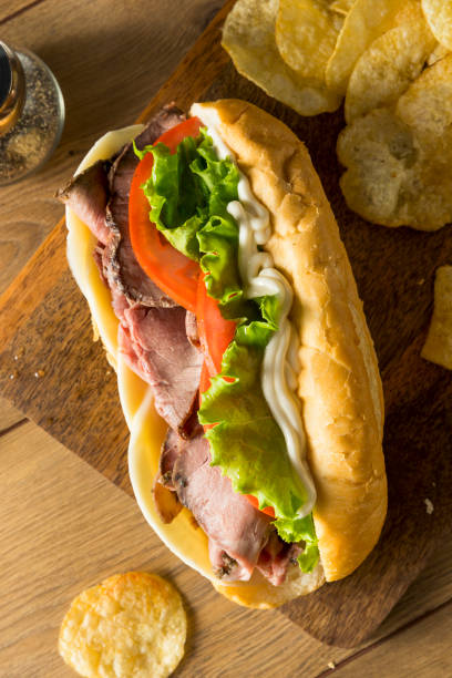 istock Homemade Roast Beef Deli Sandwich 1004660150