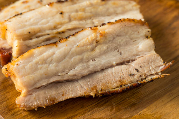 istock Roasted Organic Pork Belly Meat 1004662560