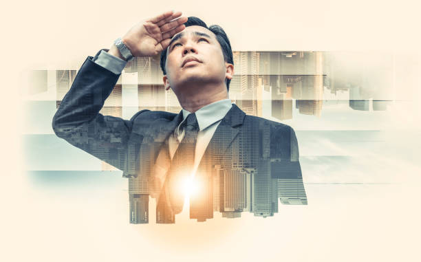Double exposure - Business Leader Vision
