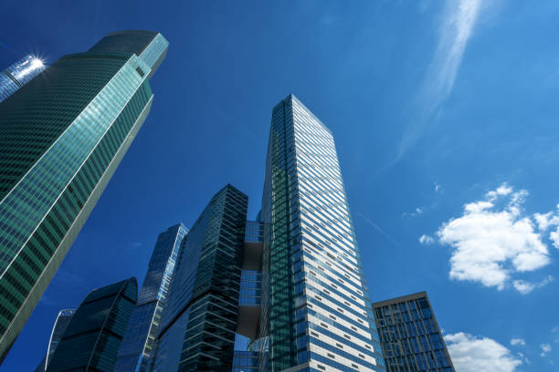 istock Modern offices buildings at financial district 1004694270