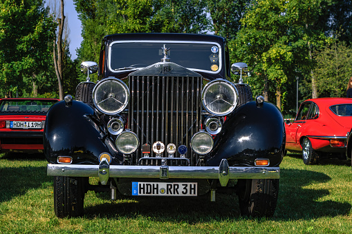 Heidenheim, Germany - July 8, 2018: Rolls Royce at the 2. Oldtimer day in Heidenheim an der Brenz, Germany.
