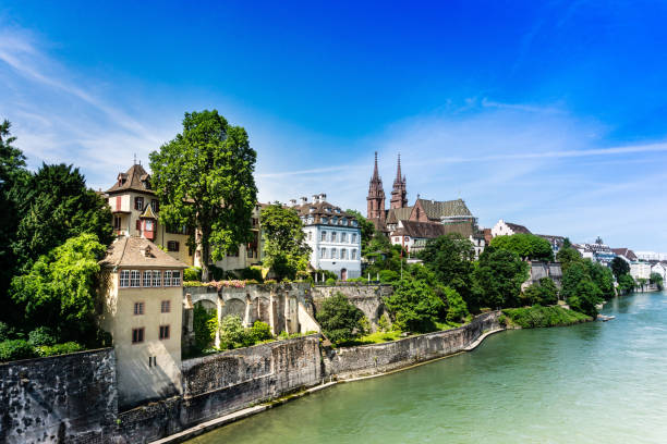 istock Rhine river in Basel, Switzerland 1004703780
